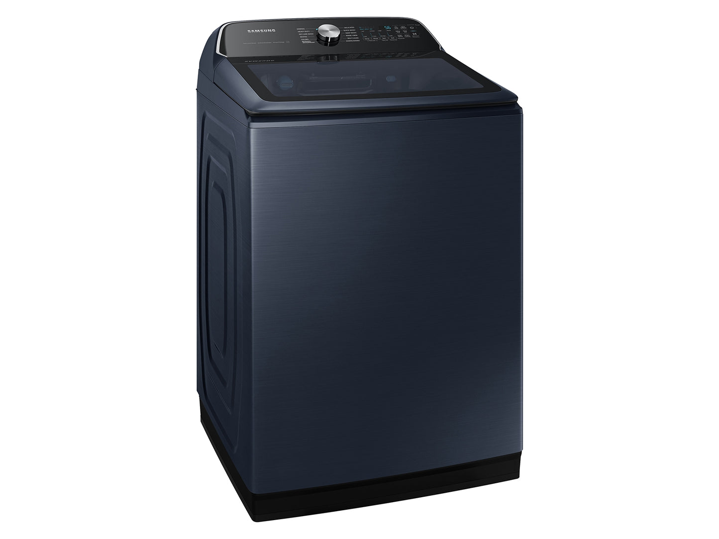 BLP00735 - Samsung 5.4 cu. ft. Smart Top Load Washer in Brushed Navy Blue with Impeller, Super Speed Wash and Pet Care Solution - WA54CG7150ADA