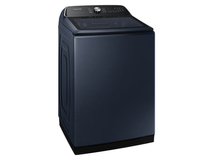 BLP00735 - Samsung 5.4 cu. ft. Smart Top Load Washer in Brushed Navy Blue with Impeller, Super Speed Wash and Pet Care Solution - WA54CG7150ADA