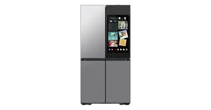 BLP00722 - Samsung Bespoke 29 cu. ft. Standard Depth 4-Door Flex French Door Refrigerator in Stainless Steel - RF29DB9900QDA