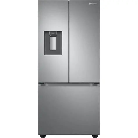 BLP00756 - Samsung 30 in. 22 cu. ft. Standard Depth Fingerprint Resistant Stainless Steel 3-Door French Door Smart Refrigerator - RF22A4221SRAA