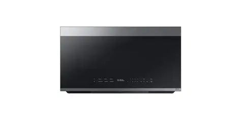 BLP00796 - Samsung - Bespoke 2.1 Cu. Ft. Over-the-Range Microwave with Sensor Cooking and Auto Dimming Glass Touch Controls ME21DG6700SRA