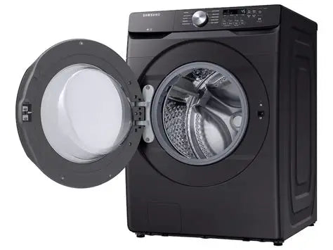 BLP00866 - Samsung 4.5 cu. ft. High-Efficiency Front Load Washer in Brushed Black with Self-Clean+ - WF45T6000AVA5