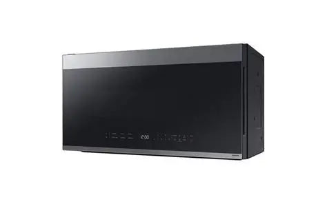 BLP00661 - Samsung - Bespoke 2.1 Cu. Ft. Over-the-Range Microwave with Sensor Cooking and Auto Dimming Glass Touch Controls - ME21DG6700SRA