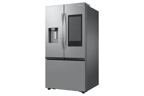 BLP00466 - Samsung - 30 cu. ft. Mega Capacity Standard Depth 3-Door French Door Refrigerator in Stainless Steel with Family Hub - RF32CG5900SRA