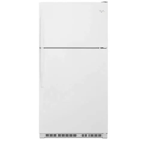 BLP00408 - Whirlpool - 20.5 Cu. Ft. Top-Freezer Refrigerator - White - DENTED