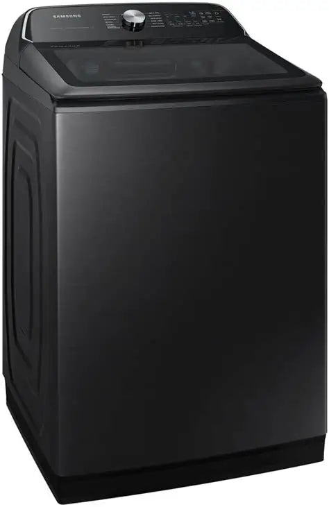 BLP00771 - Samsung 5.5 cu.ft. High-Efficiency Extra-Large Capacity Smart Top Load Washer with Super Speed in Brushed Black - WA55CG7100AVU