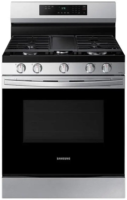 BLP00716 - Samsung 30 in. 5-Burner Smart Freestanding Gas Range in Stainless Steel - NX60A6311SSAA