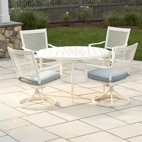 BJF250096 Berkley Jensen Highland 5-Pc. Outdoor Metal Dining Set