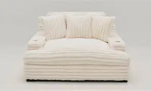 BJF250240 Presley Jumbo Chaise - white