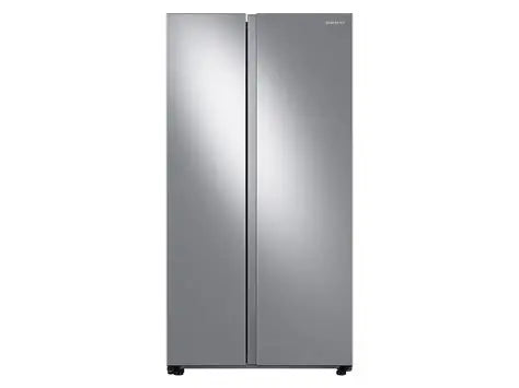 BLP00538 - Samsung - 28 cu. ft. Side-by-Side Smart Refrigerator with Large Capacity - Stainless Steel - RS28A500ASRAA