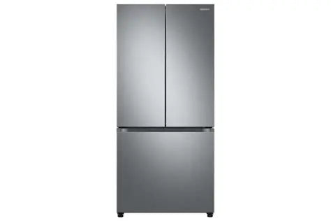 BLP00564 - Samsung - 33in. 25 cu. ft. Standard Depth 3-Door French Door Smart Refrigerator in Stainless Steel w/Beverage Center - RF25C5551SRAA