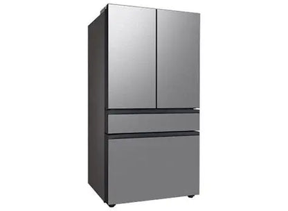 BLP00751 - Samsung Bespoke 29 cu. ft. Standard Depth 4-Door French Door Refrigerator in Stainless Steel with Beverage Center - RF70F29MERAA
