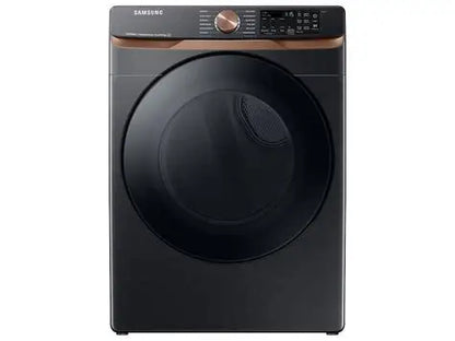 BLP00872 - Samsung 7.5 cu. ft. Vented Smart Gas Dryer in Brushed Black with Steam Sanitize+ and Sensor Dry - DVG50BG8300VA