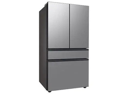 BLP00565 - Samsung Bespoke 29 cu. ft. Standard Depth 4-Door French Door Refrigerator in Stainless Steel with Beverage Center - RF70F29MERAA