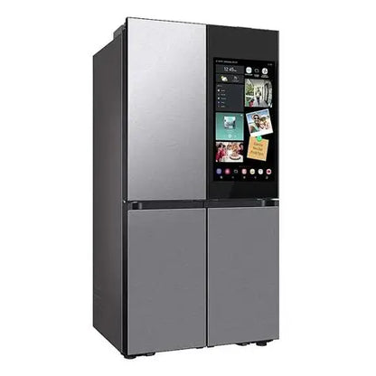 BLP00830 - Samsung Bespoke 29 cu. ft. Standard Depth 4-Door Flex French Door Refrigerator in Stainless Steel - RF29DB9900QDA