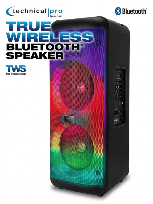 TECHNICAL PRO 8" TWO WAY BLUETOOTH SPK PLIT2X8-R