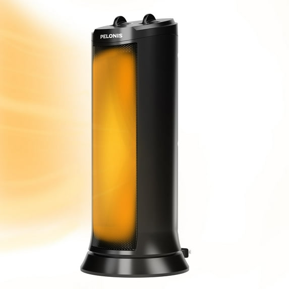 PELONIS 17`` TOWER FAN HEATER  OBSIDIAN  NTH15-17L-R