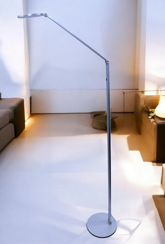 Tensor Slim Line O Foldable Floor Lamp 45" Stand Brushed Aluminum, 970 Lumens 20842-000 (10C-013)