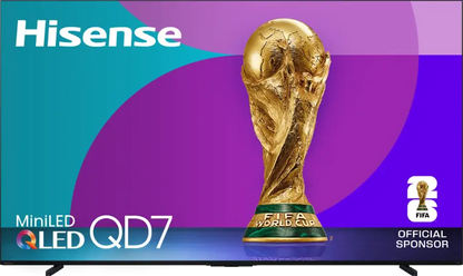 Hisense - 100" Class QD7 Series MiniLED QLED 4K UHD HDR Smart Fire TV (2025) 100QD7QF-R