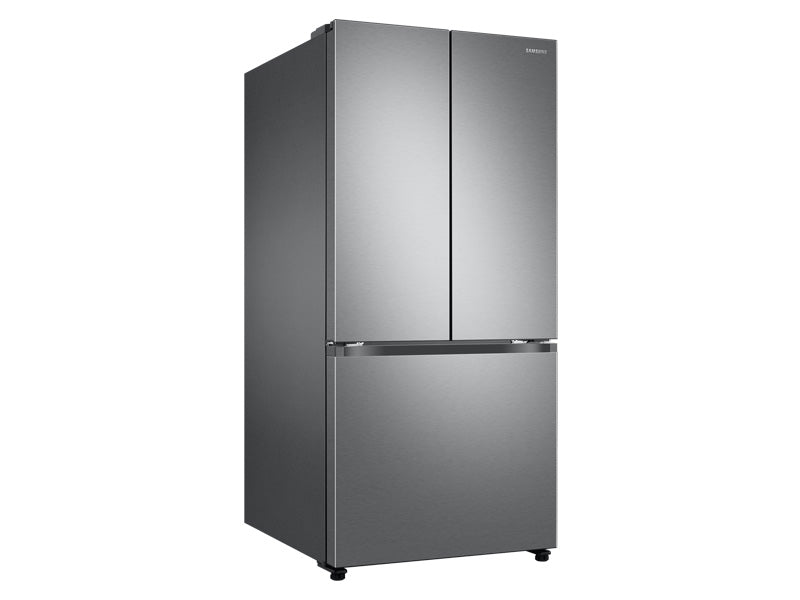BLP00885 - Samsung 33in. 25 cu. ft. Standard Depth 3-Door French Door Smart Refrigerator in Stainless Steel w/Beverage Center - RF25C5551SRAA