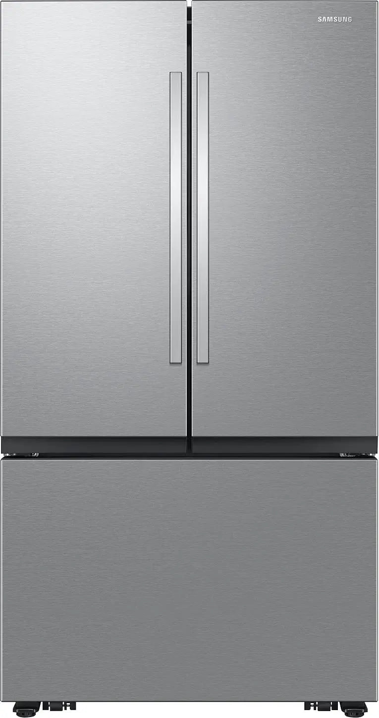 Samsung - 32 cu. ft. 3-Door French Door Smart Refrigerator with Dual Auto Ice Maker - Stainless Steel - RF32CG5100SRAA (0BXF4BCX501846D)