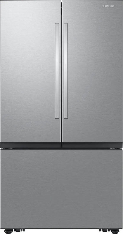 Samsung - 32 cu. ft. 3-Door French Door Smart Refrigerator with Dual Auto Ice Maker - Stainless Steel - RF32CG5100SRAA (0BXF4BCX501846D)