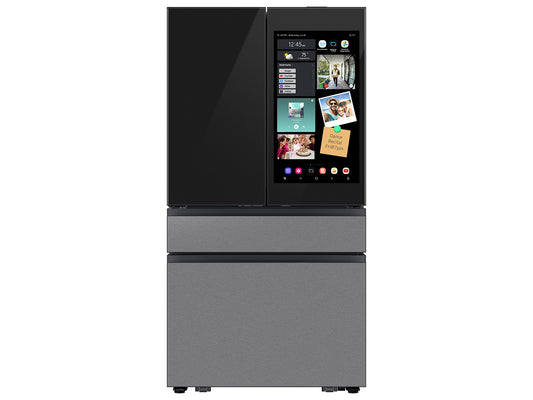 BLP01079 - Samsung - Bespoke 29 cu. ft. 4-Door French Door Refrigerator with AI Family Hub+ - RF90F29AECRAA