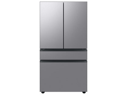 BLP00721 - Samsung Bespoke 29 cu. ft. Standard Depth 4-Door French Door Smart Refrigerator in Stainless Steel with Beverage Center - RF29BB8600QLA