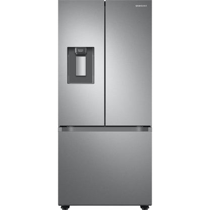 BLP00824 - Samsung 30 in. 22 cu. ft. Standard Depth Fingerprint Resistant Stainless Steel 3-Door French Door Smart Refrigerator - RF22A4221SRAA