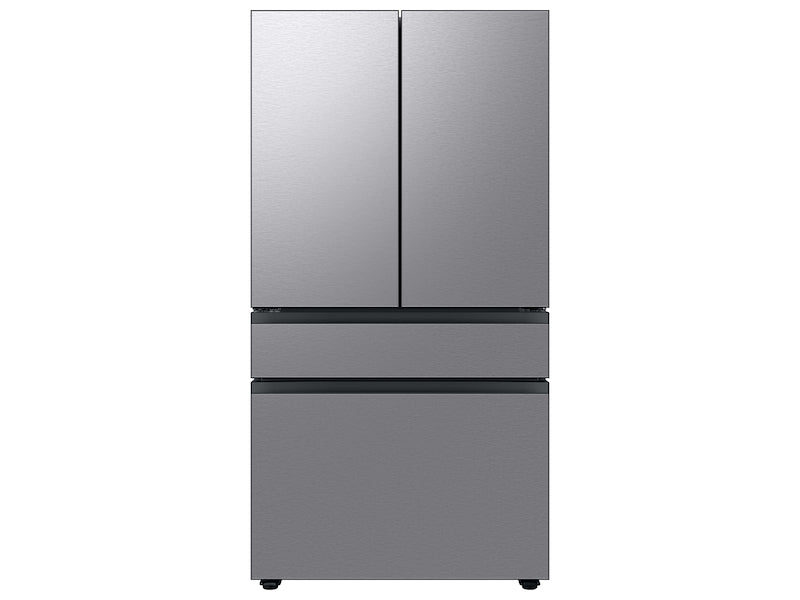 BLP00753 - Samsung Bespoke 29 cu. ft. Standard Depth 4-Door French Door Smart Refrigerator in Stainless Steel with Beverage Center - RF29BB8600QLA