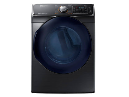 BLP00627 - Samsung 7.5 cu. ft. Vented Stackable Gas Dryer in Brushed Black with Sensor Dry - DVG45T6000VA3