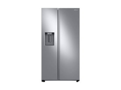 BLP00469 - Samsung - 36 in. 27.4 cu. ft. Standard Depth Side by Side Refrigerator in Fingerprint-Resistant Stainless Steel - RS27T5200SR/A