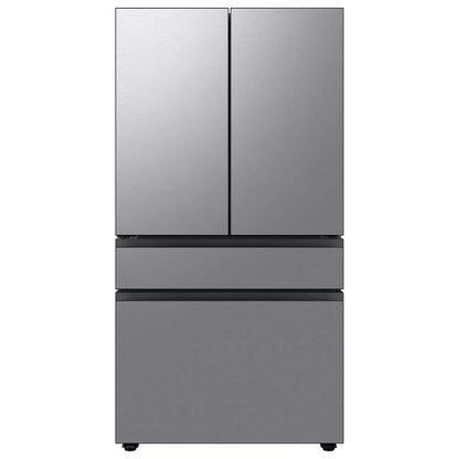 BLP00803 - Samsung Bespoke 29 cu. ft. Standard Depth 4-Door French Door Smart Refrigerator in Stainless Steel with Beverage Center RF29BB8600QLA