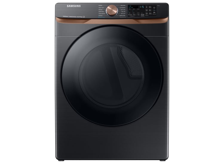 BLP00788 - Samsung 7.5 cu. ft. Vented Smart Gas Dryer in Brushed Black with Steam Sanitize+ and Sensor Dry DVG50BG8300VA