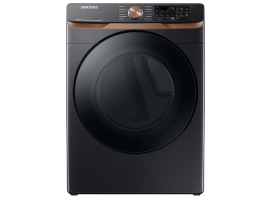 BLP00788 - Samsung 7.5 cu. ft. Vented Smart Gas Dryer in Brushed Black with Steam Sanitize+ and Sensor Dry DVG50BG8300VA