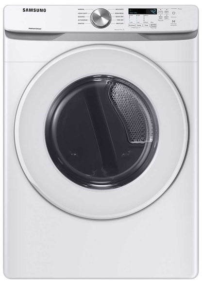 BLP01050 - Samsung 7.5 cu. ft. Vented Stackable Gas Dryer in White with Sensor Dry - DVG45T6000WA3
