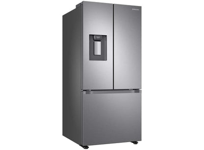BLP00570 - Samsung - 30 in. 22 cu. ft. Standard Depth Fingerprint Resistant Stainless Steel 3-Door French Door Smart Refrigerator - RF22A4221SRAA