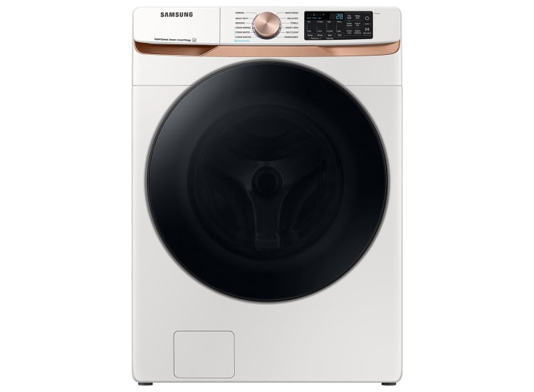 BLP00767 - Samsung 5 cu. ft. Extra Large Capacity Smart Front Load Washer in Ivory White - WF50BG8300AEU