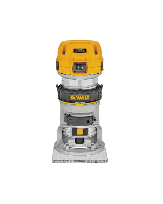 AC250809 DEWALT DWP611 Compact Router with LED, 7 A, 16,000 to 27,000 rpm Load Speed, 1-1/2 in Max Stroke