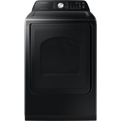 BLP00766 - Samsung - 7.4 Cu. Ft. Smart Gas Dryer with Sensor Dry - Black - DVG47CG3500VA