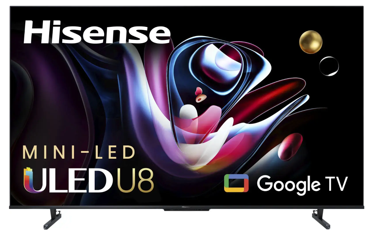 55U8K-C Hisense 55"Class U8 Series Mini-LED ULED 4K Google TV