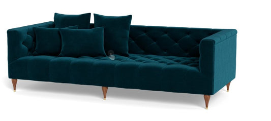 Ms. 003 Ms. Chesterfield -Sofa - Leather - PEACOCK