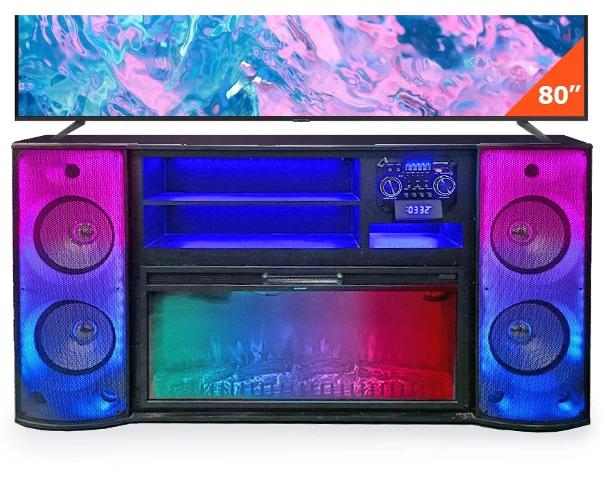 Technical Pro XFireLit 71" Entertainment Center  XFIRELIT-C