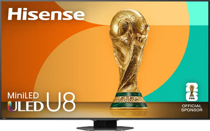 Hisense - 75" Class U8 Series MiniLED QLED UHD 4K HDR Smart Google TV 75U8QG-R