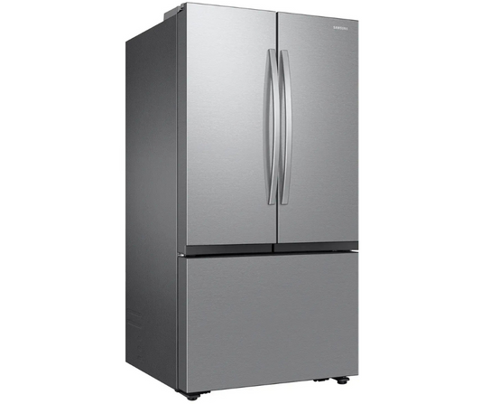 Samsung - 32 cu. ft. 3-Door French Door Smart Refrigerator with Dual Auto Ice Maker - Stainless Steel - RF32CG5100SRAA (0BXF4BCXA00806W)