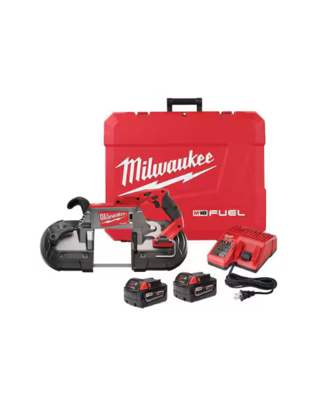 AC250083 Milwaukee Deep Cut Band Saw with Case - Case Damaged
