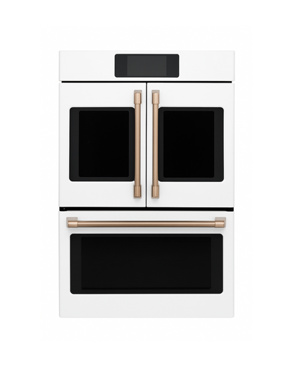 BLP00010-A Cafe Professional Series 30 Smart Built-In Convection French-Door Double Wall Oven(CTD90FP4NW2)