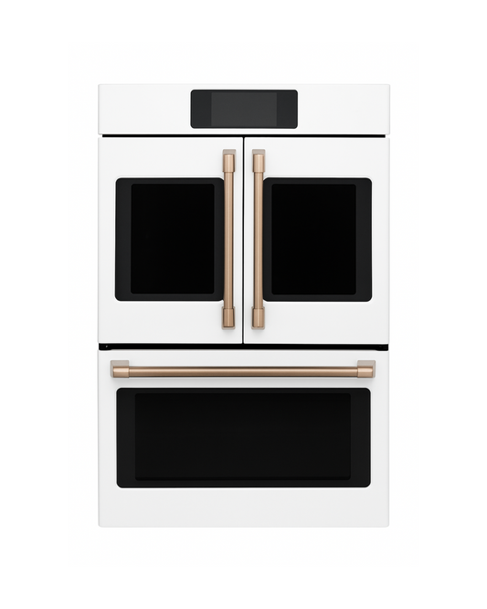 BLP00010-A Cafe Professional Series 30 Smart Built-In Convection French-Door Double Wall Oven(CTD90FP4NW2)