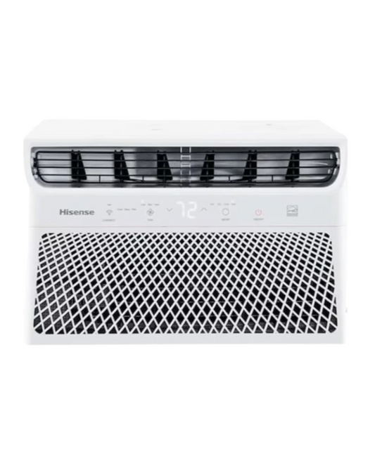 Hisense 350-sq ft Window Air Conditioner with Remote (115-Volt; 8000-BTU) 3 modes (Cooling, Fan, Dehumidifier), Wi-Fi enabled, Noise Level dB 53, ConnectLife App, AW0822CW1W