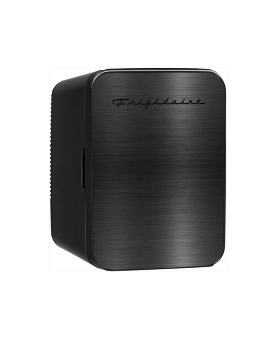 Frigidaire Portable 10L, 15-can Mini Fridge Brushed Black Stainless Steel EFMIS183BSSBK-R
